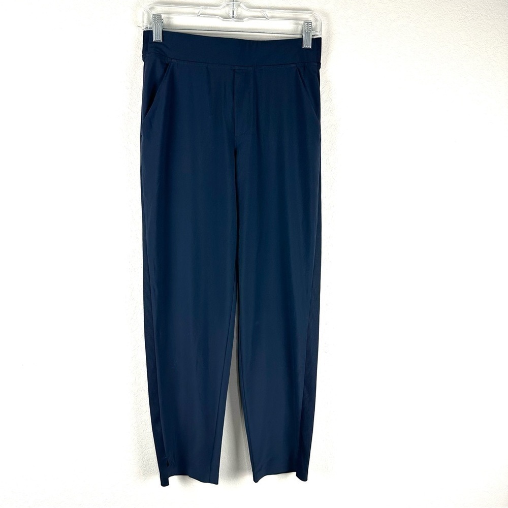 Athleta Dark Blue Brooklyn Ankle Athleisure Casual Pants Size 2
